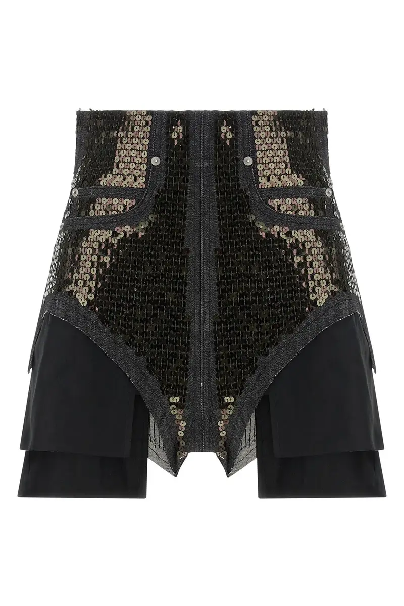 Short Dirt Cuoffs Nero