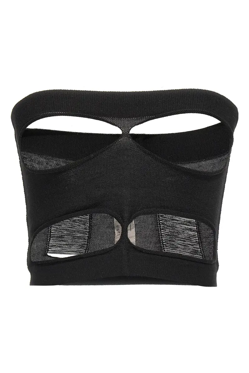 Top Tanja Bandeau Nero