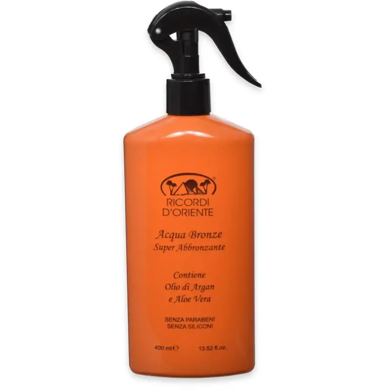acqua bronze super abbronzante argan e aloe 400 ml