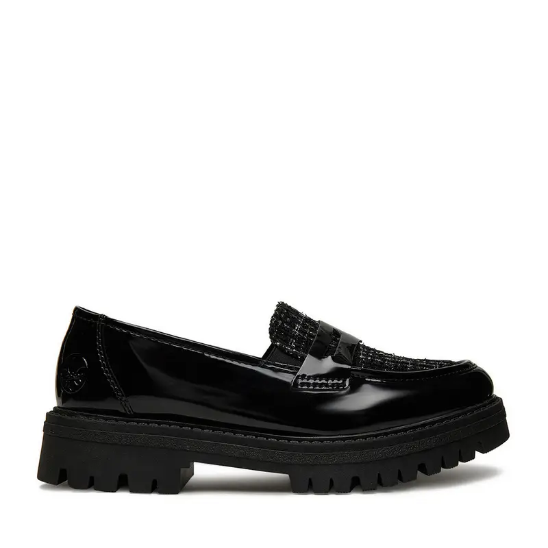 Chunky loafers Rieker 47550-00 Nero