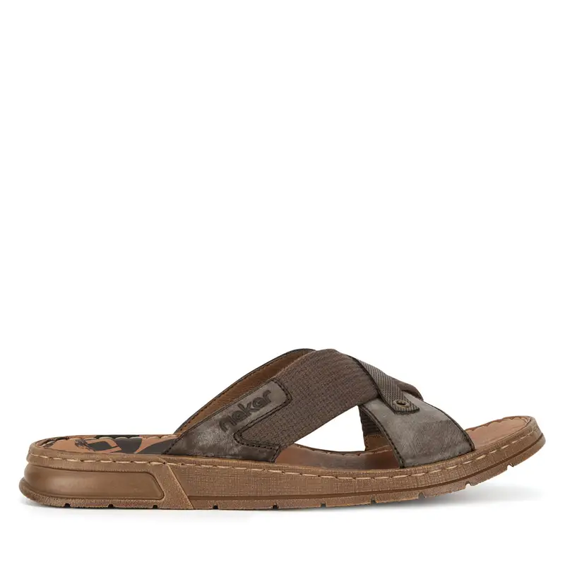 Ciabatte Rieker 21252-25 Marrone