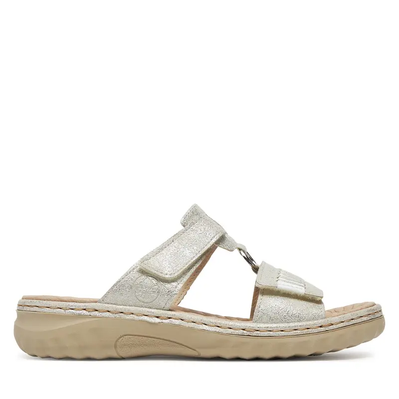 Ciabatte Rieker 60481-Argento