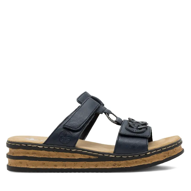 Ciabatte Rieker 62936-14 Blu scuro