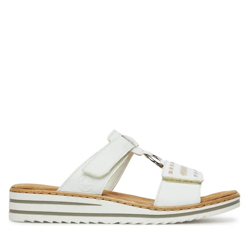 Ciabatte Rieker V0636-80 Bianco