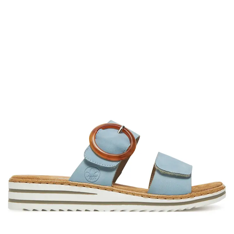 Ciabatte Rieker V0692-10 Blu