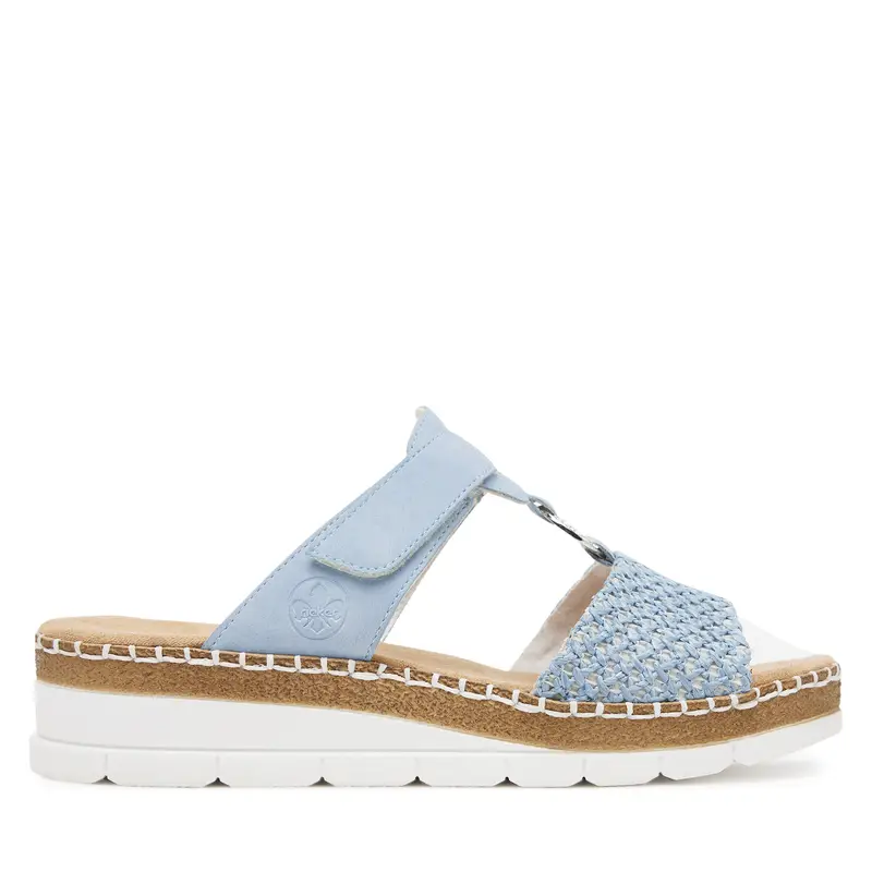 Ciabatte Rieker V1243-10 Blu