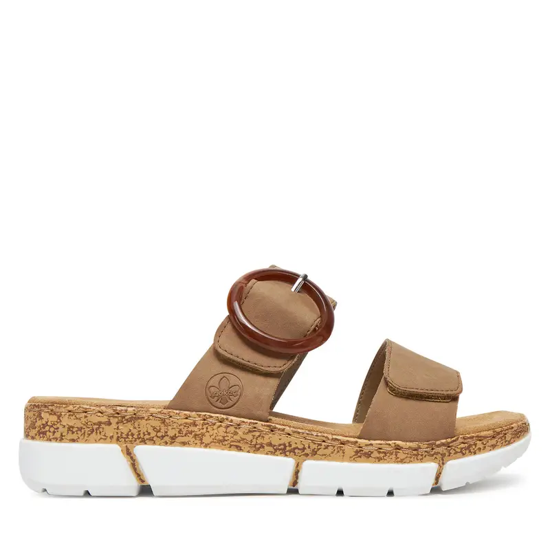 Ciabatte Rieker V2392-62 Beige