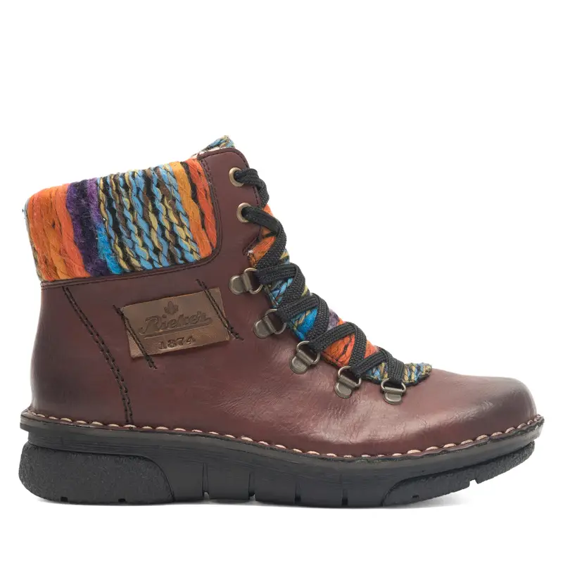 Polacchine Rieker 73343-35 Bordeaux