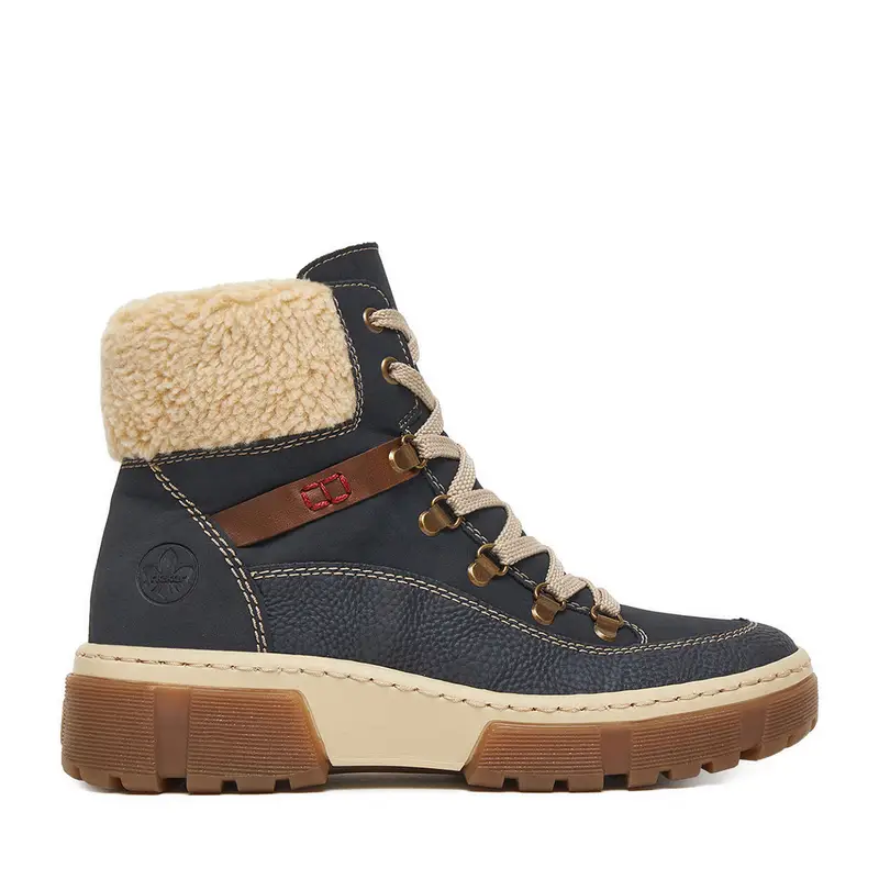 Polacchine Rieker CEO-X8638-14 Blu scuro