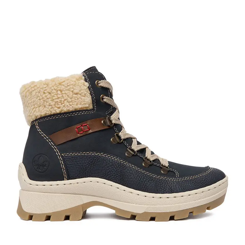 Polacchine Rieker CEO-X9338-14 Blu scuro