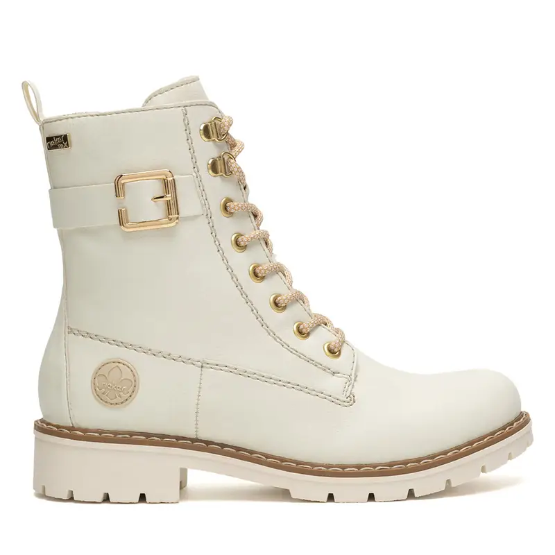 Polacchine Rieker Y9126-80 Écru Écru