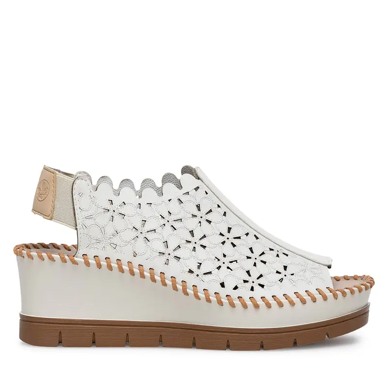 Sandali Rieker 60355-80 Bianco