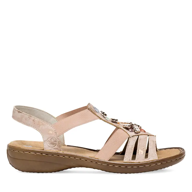 Sandali Rieker 60855-31 Rosa