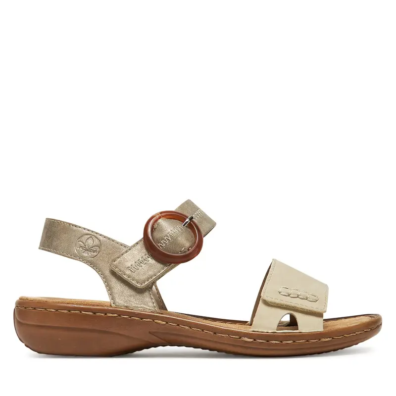 Sandali Rieker 608Z3-60 Beige