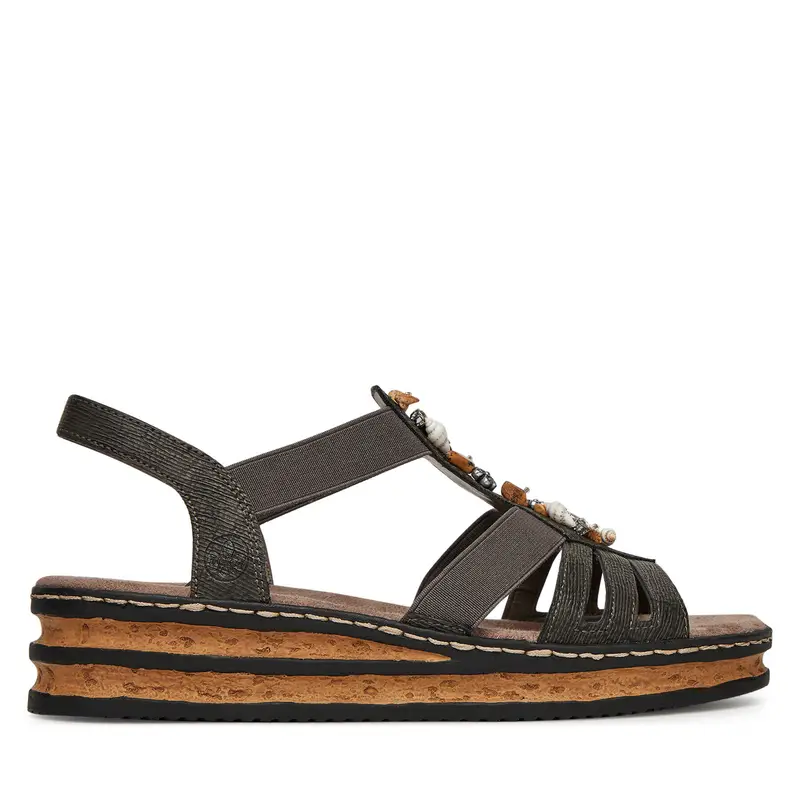 Sandali Rieker 62949-45 Grigio