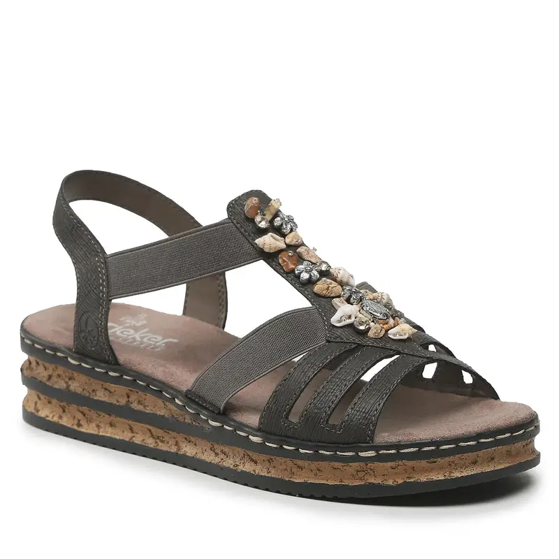 Sandali Rieker 62949-45 Grigio