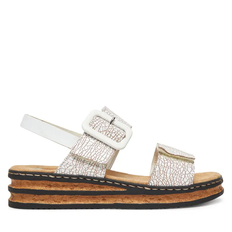 Sandali Rieker 62950-80 Bianco