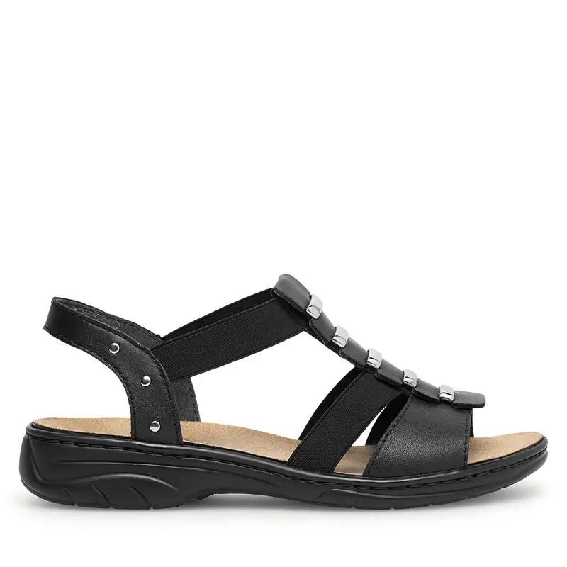 Sandali Rieker 64580-00 Nero