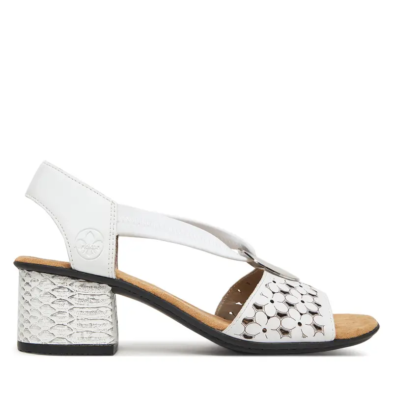 Sandali Rieker 64677-80 Bianco