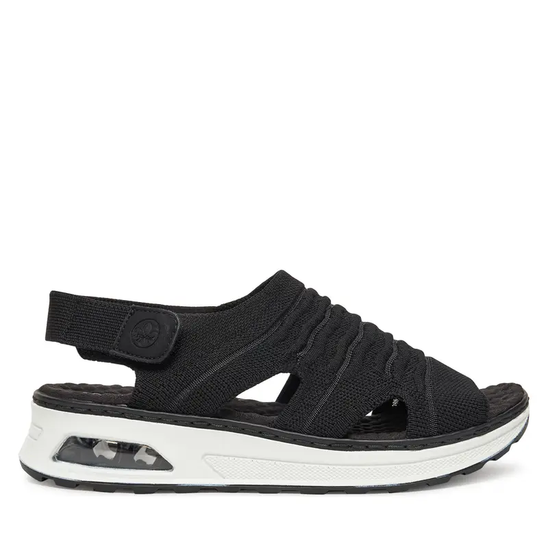 Sandali Rieker 65662-00 Nero