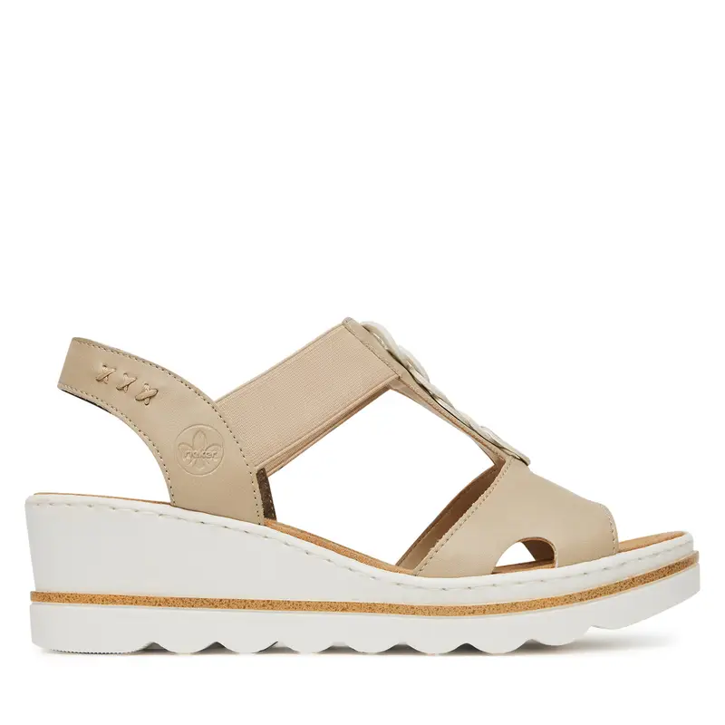 Sandali Rieker 67498-62 Beige