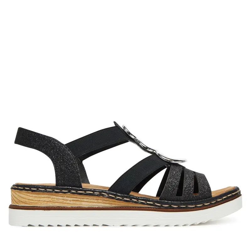 Sandali Rieker 679L4-00 Nero