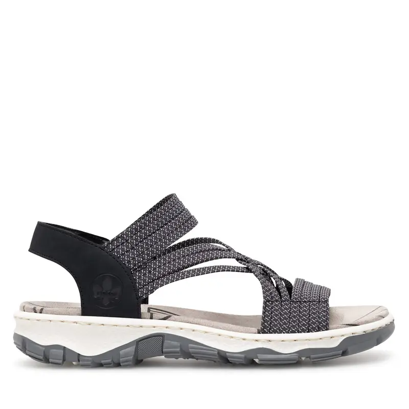 Sandali Rieker 68888-14 Nero