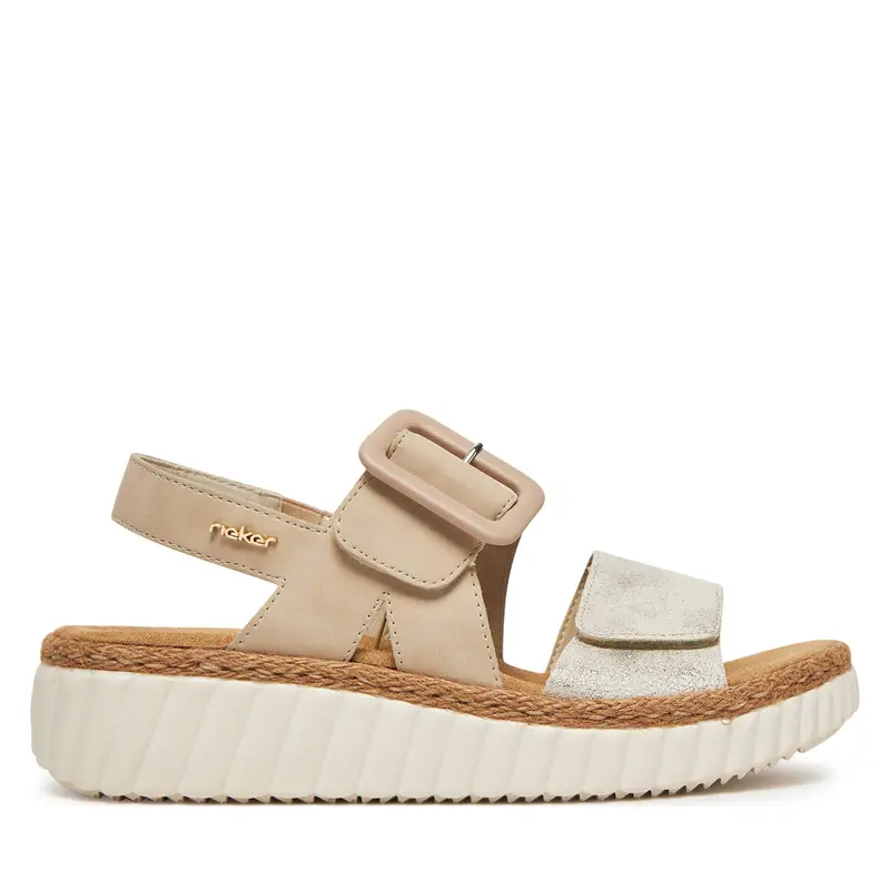Sandali Rieker 69260-60 Beige