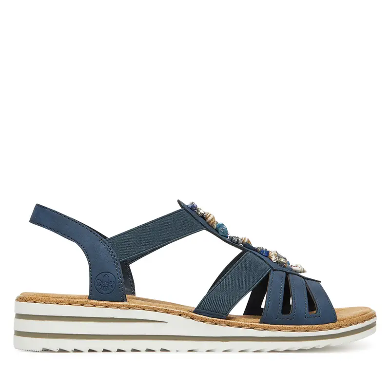Sandali Rieker CEO-V0649-14 Blu scuro