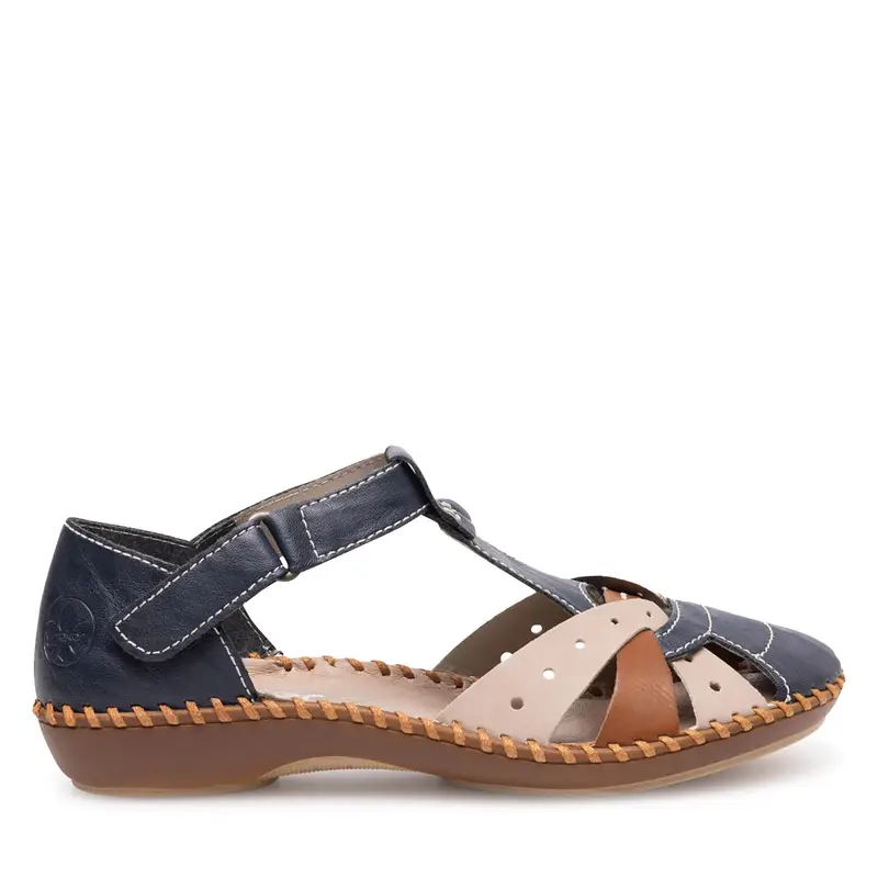 Sandali Rieker M1655-14 Blu scuro