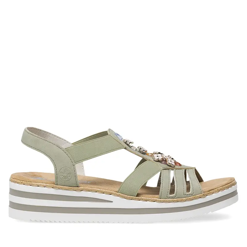 Sandali Rieker V0245-52 Verde