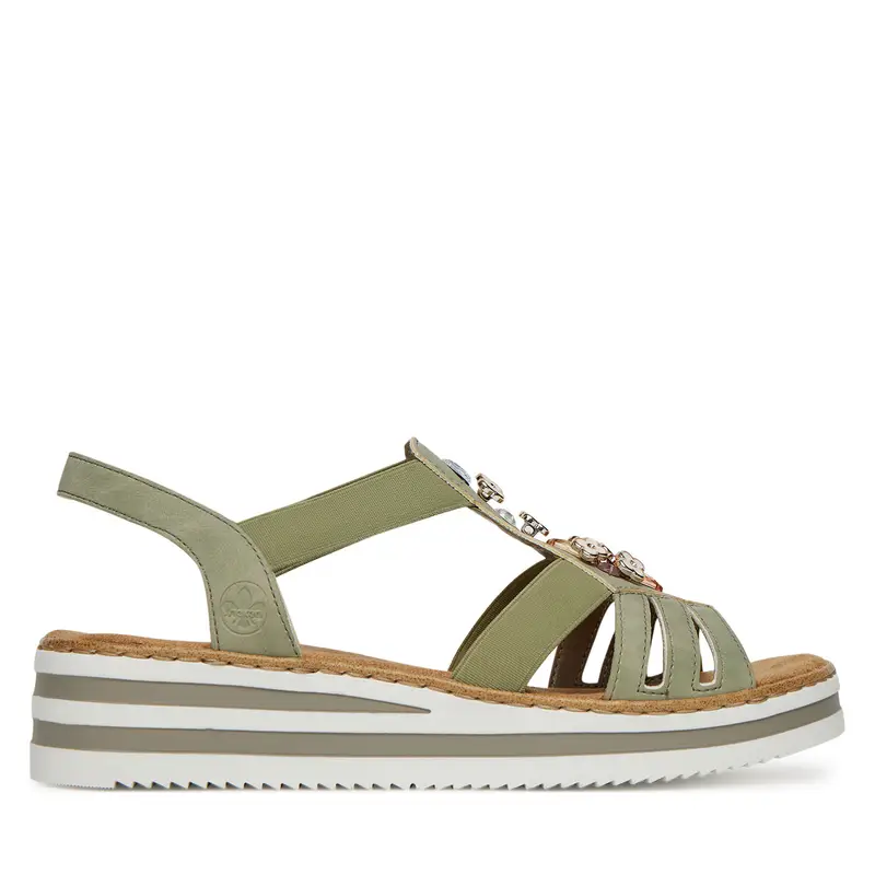 Sandali Rieker V0245-52 Verde