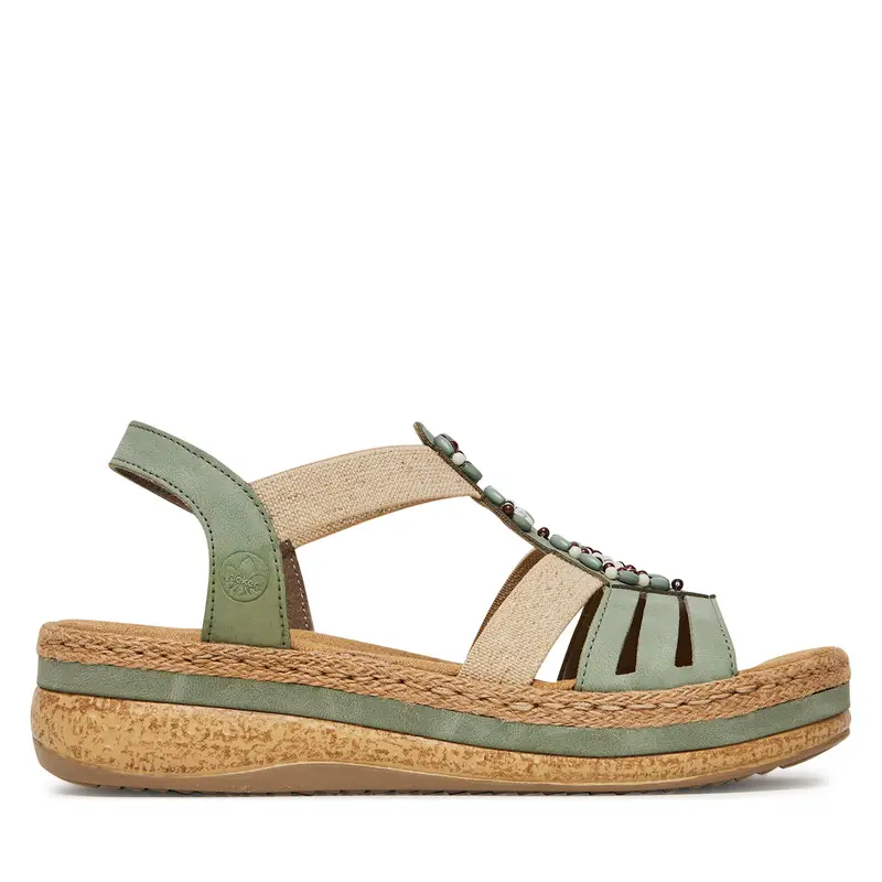 Sandali Rieker V0920-52 Verde