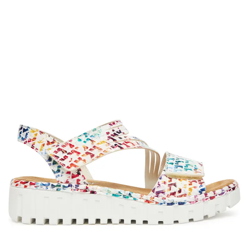 Sandali Rieker V1364-90 Bianco