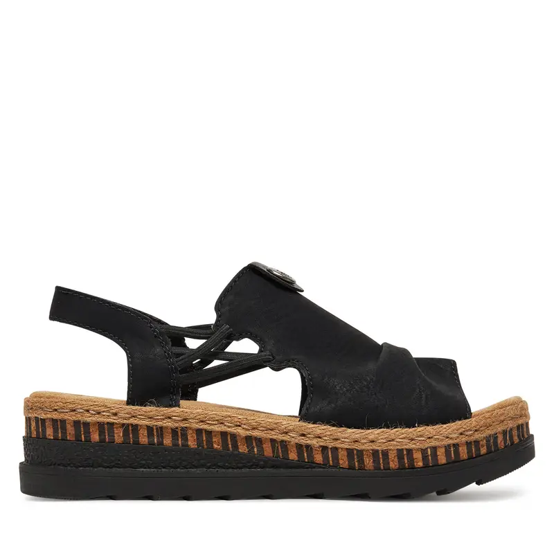 Sandali Rieker V7972-00 Nero