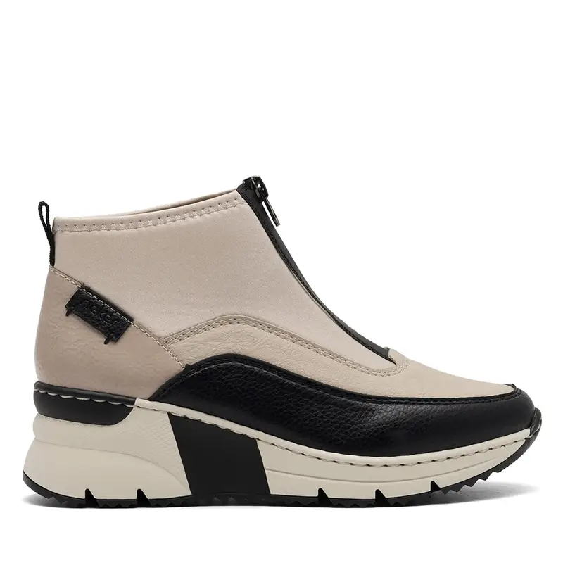 Rieker Stivaletti Donna beige e Nero