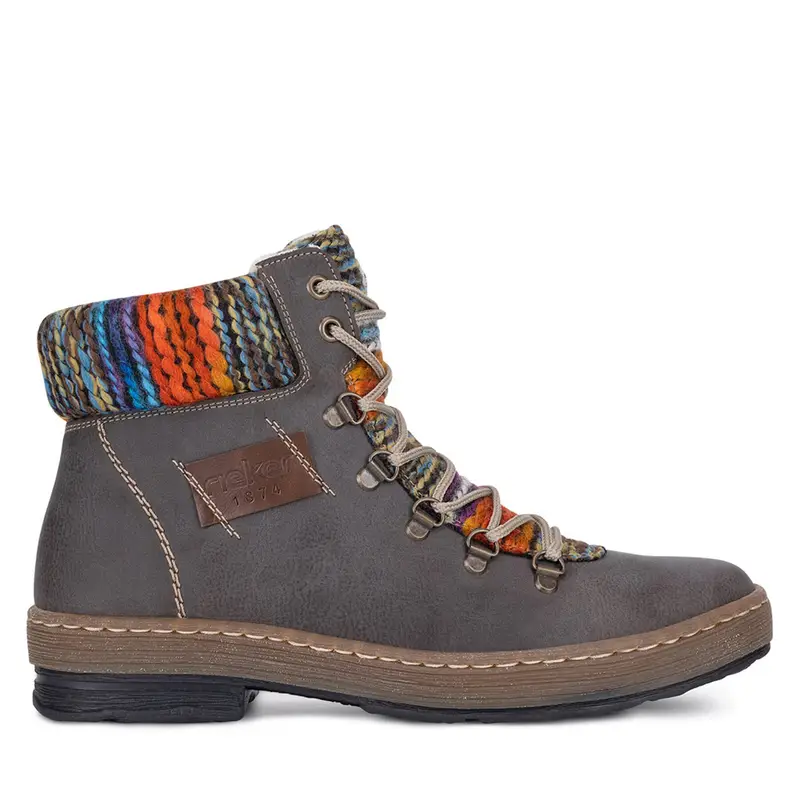 Stivaletti Rieker Z6743-45 Grigio