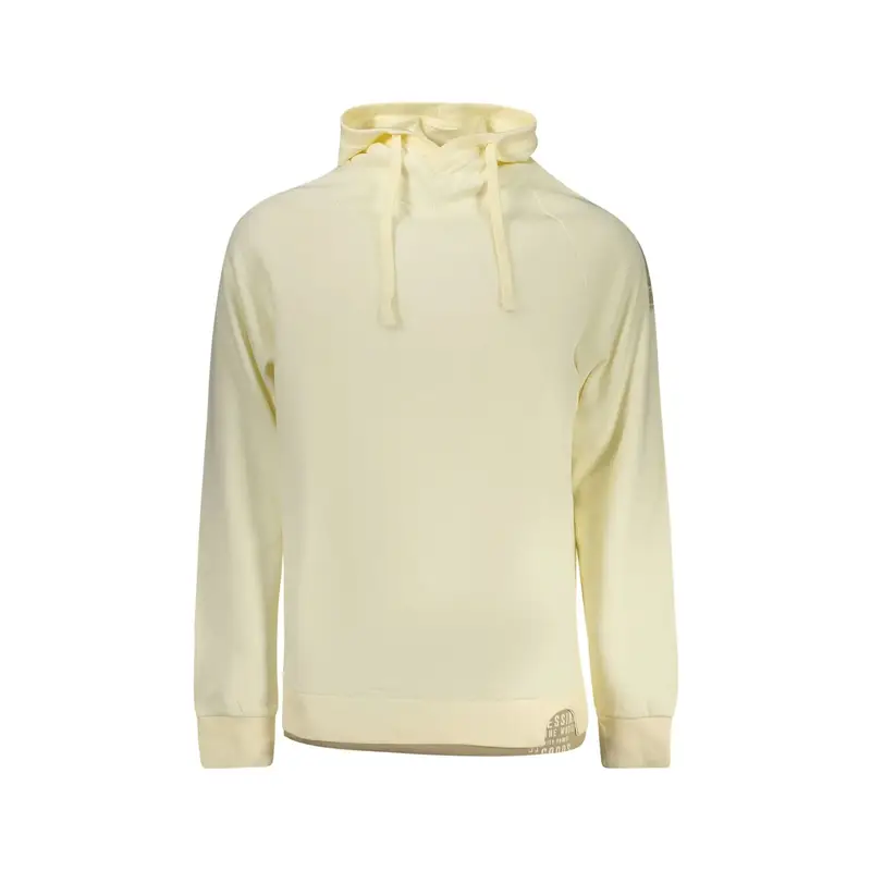 Felpa Maniche Lunghe Uomo Bianca Stampa Bianco