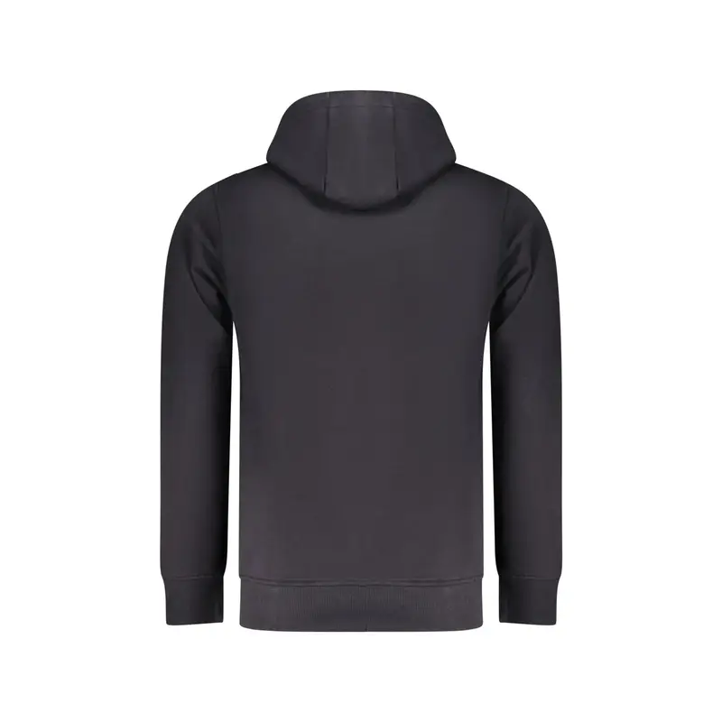 Felpa Maniche Lunghe Uomo Blu Stampa in Rilievo miniatura 2