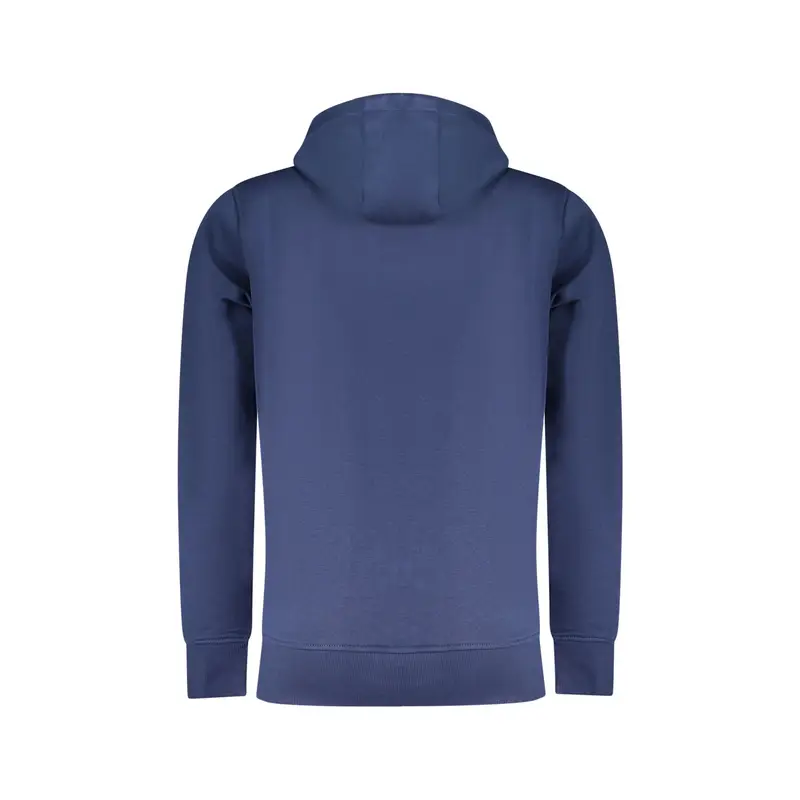 Felpa Maniche Lunghe Uomo Blu Stampa in Rilievo miniatura 2