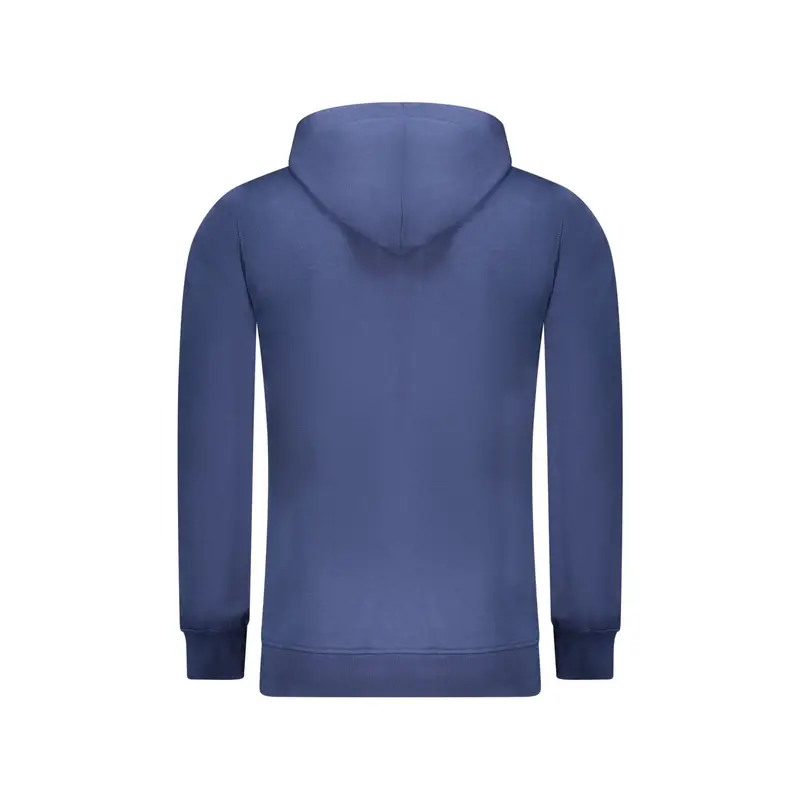 Felpa Maniche Lunghe Uomo Blu Stampa in Rilievo miniatura 2