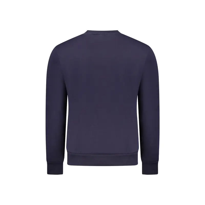 Rifle Felpa Uomo Blu con Stampa Logo miniatura 2