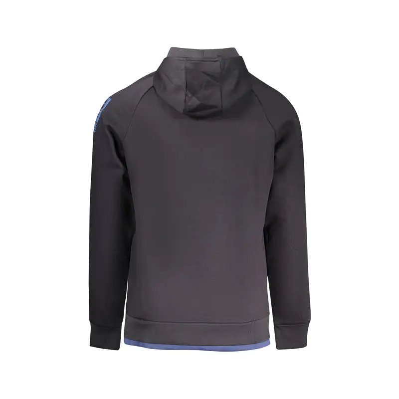 Felpa Maniche Lunghe Uomo Blu Stampa miniatura 2