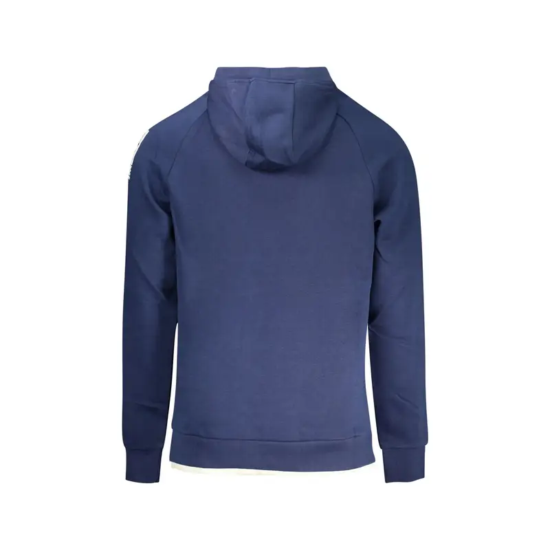 Felpa Maniche Lunghe Uomo Blu Stampa miniatura 2