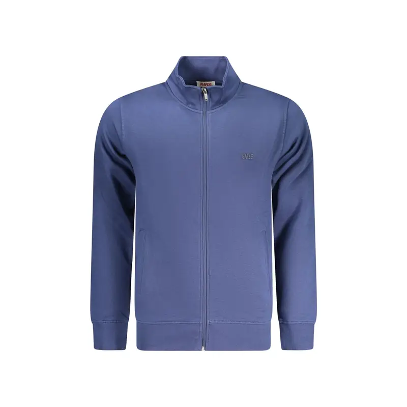 Felpa Maniche Lunghe Uomo Blu Zip