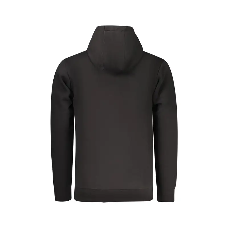 Felpa Maniche Lunghe Uomo Nera Ricamo Nero miniatura 2
