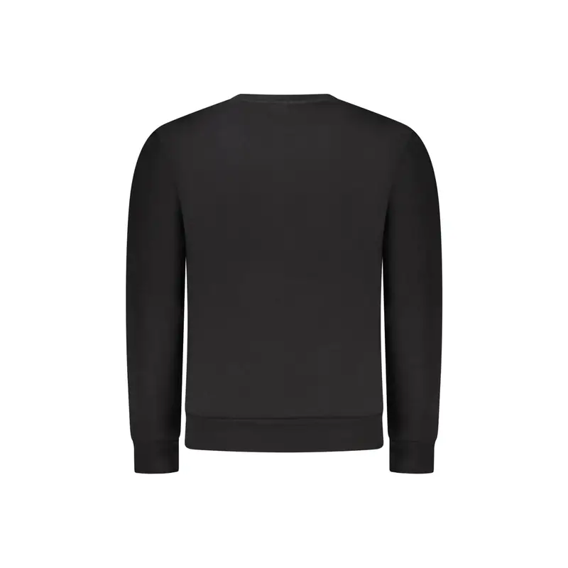 Rifle Felpa Maniche Lunghe Uomo Nera con Stampa Logo miniatura 2