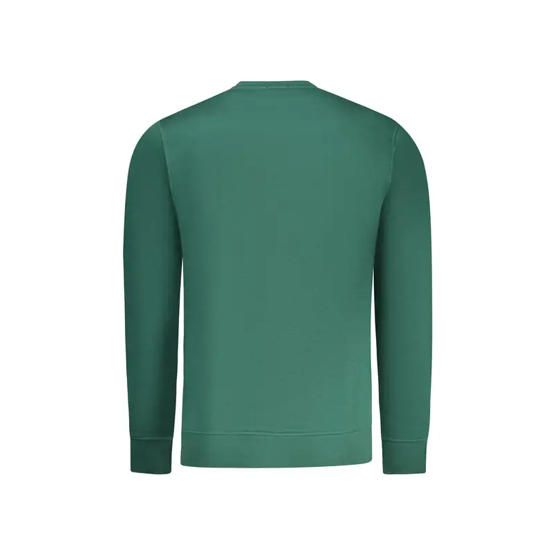 Felpa Maniche Lunghe Uomo Verde Logo miniatura 2