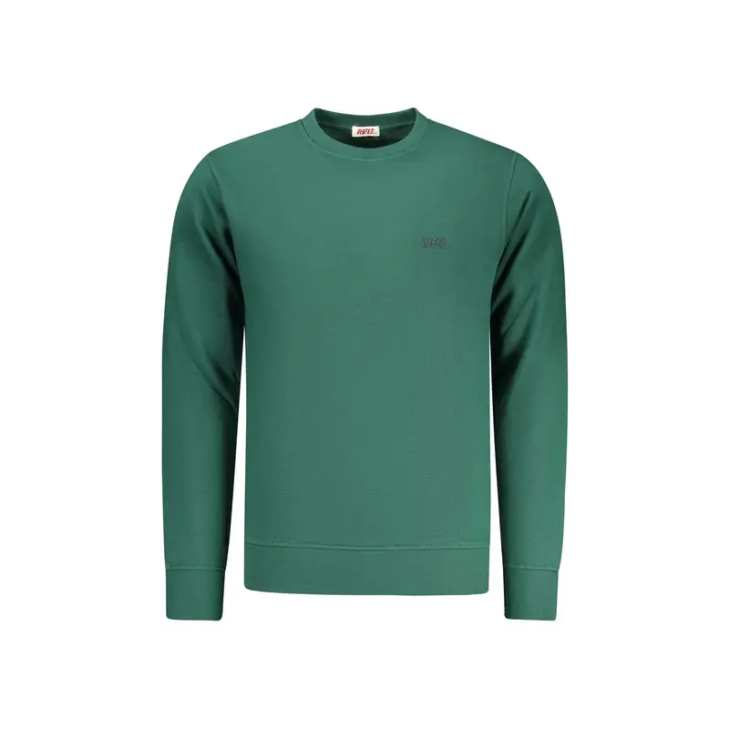 Felpa Maniche Lunghe Uomo Verde Logo