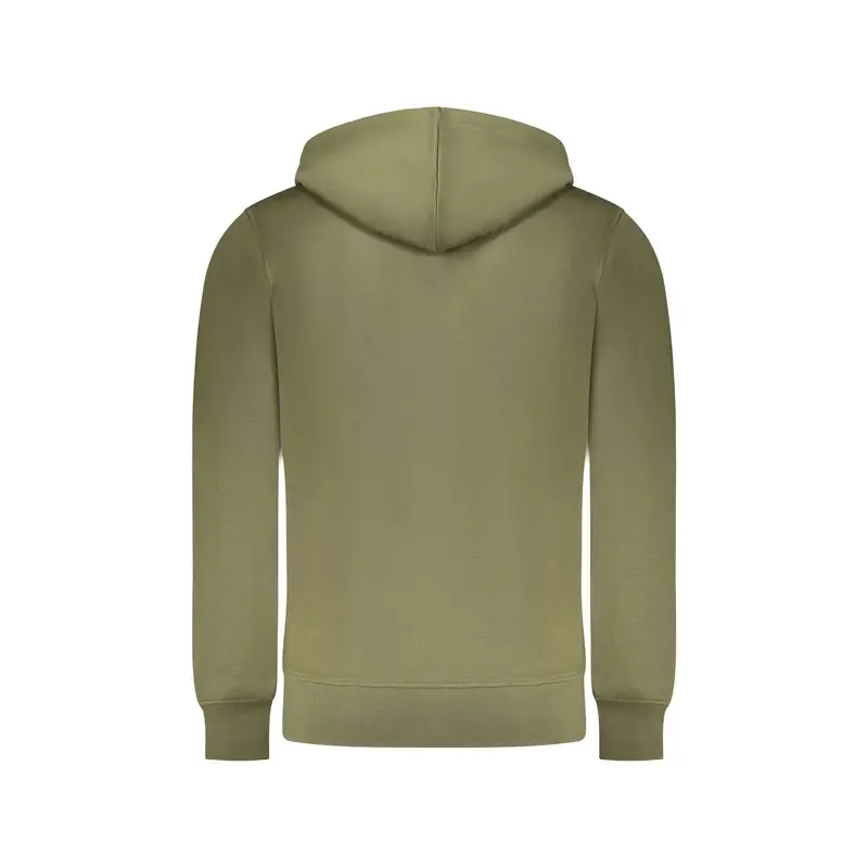 Felpa Maniche Lunghe Uomo Verde Stampa in Rilievo miniatura 2